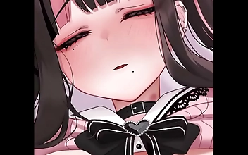 女生 Passionate Student Trumpets Solo to Classroom Climax Delight