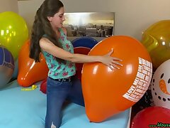 girlfriend pops your rare Q24 balloons with fingernails and wooden stick