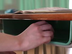 The shy and timid student council president seduces you with her big, firm ass and no panties. You can't resist her twitching anal provocation and you'll get a runaway creampie fuck!