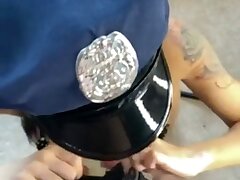 Yes officer, I'll cum on your face