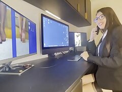 Alysa Nylon 55 - VIDEO SECRETAIRE JOI