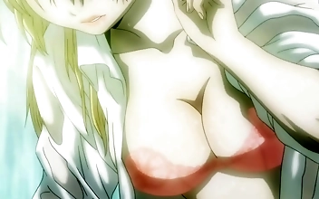 好爽 Youna Shirakawa's Big Tits Get Drenched in Hot