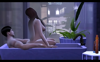 用力 Tiny Asian Beauty's Endless Desire for Deep Oral