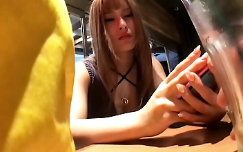 Sizzling Busty Japanese Doll Takes It Hardcore Inside