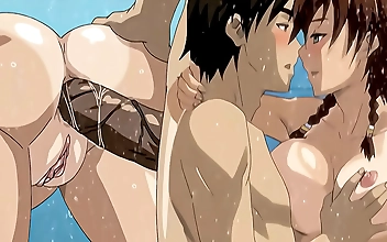 三级 Poolside Paradise Friends Unwind & Show Off Their